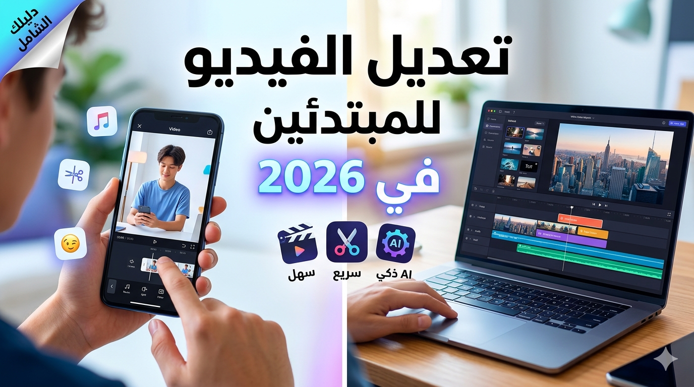 أفضل تطبيقات تعديل الفيديو للمبتدئين في عام 2026